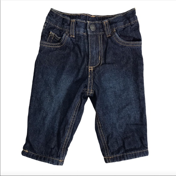 NWOT Carter’s Baby Boy Flannel Lined Denim Jeans - Picture 2 of 10